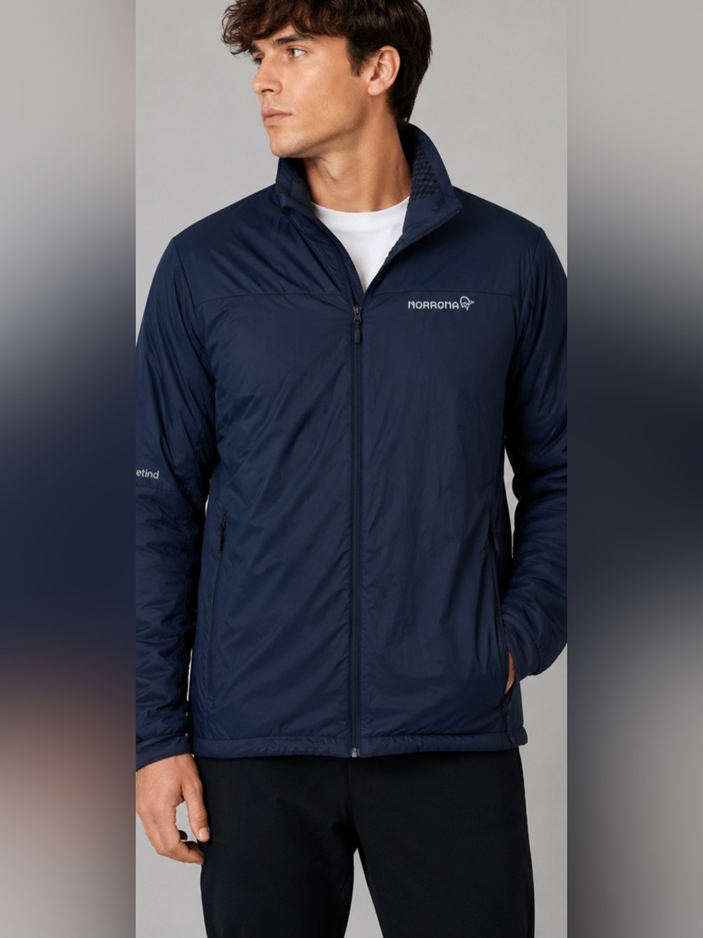 Norrona Falketind Octa Men’s XXL Navy Lightweight Insulated Jacket